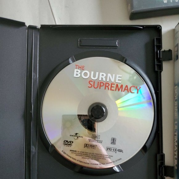 The Bourne Identity Supremacy and Ultimatum DVD lot of 3 Jason Bourne Movies - Picture 7 of 10